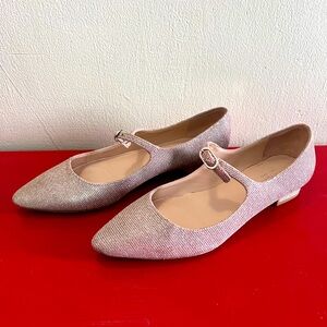 Kate Spade sparkly mary jane flats sz 6.5 perfect condition!